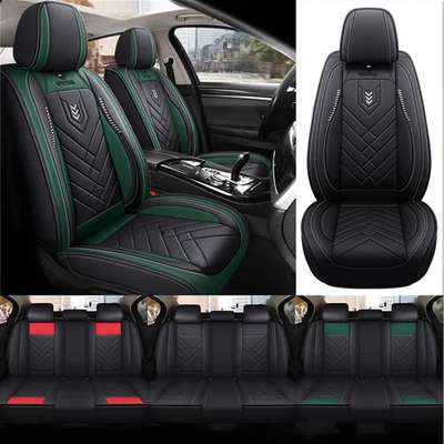 Juego completo de funda de asiento de cuero PU de 5 asientos para Jaguar F-PACE XJ XF XE I-PACE X-Type Foto 1 de 4