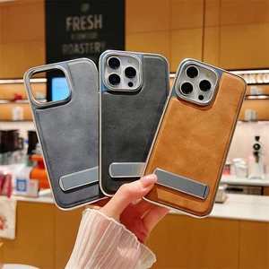 Holder Case For iPhone 17 Air 16 15 14 Plus 13 12 11 Pro Max Leather Hard Cover - Picture 1 of 14