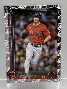 2025 Topps Series 1 Rob Refsnyder Spring Training Foil #112 Red Sox - Picture 1 of 2