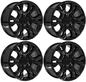 (4) New 18" x 8.5" Alloy Wheel Rim 2022-2025 GMC Sierra Chevy Silverado 1500 - Picture 1 of 6