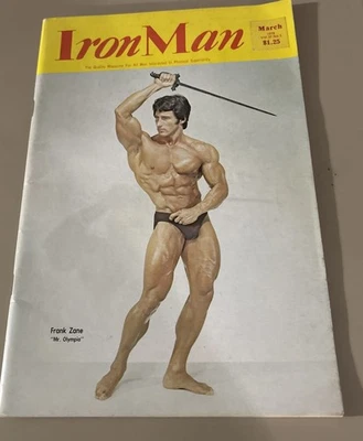 Frank Zane Mr. Olympia - Ironman Bodybuilding Magazine - March 1978 Foto 1 de 2