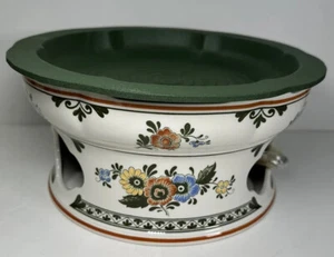 Ultra Rare Vintage Villeroy & Boch Alt Amsterdam Tisch Grill Cast Iron Porcelain - Picture 1 of 15
