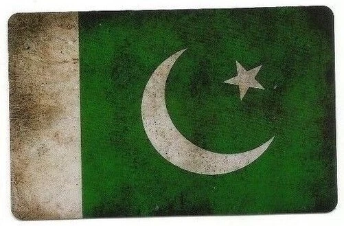 Sticker Decal Flag Pakistan - High-Gloss - Vintage Look - Image 1 of 1