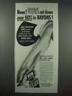 1943 Lux Detergent Ad - Runs Cut Down in Rayons