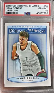 POP 20 2019 Goodwin Champions Dribbling Luka Doncic Rookie Gem Mint 10 PSA - Picture 1 of 2