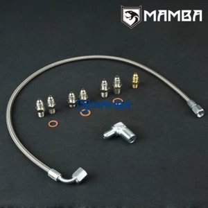 Línea de alimentación de aceite turbo / 4G63T DSM 1G 2G EVO 1~3 VR4 con TD05H TD06 14B 16G 18G 20G - Imagen 1 de 5