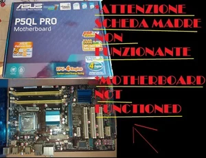Mainboard *Nicht funktionsfähig/not functioned*ASUS P5QL PRO Motherboard** - Bild 1 von 24