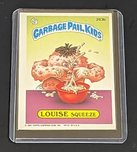 1987 Garbage Pail Kids Louise Squeeze #253b - Series 7 - Picture 1 of 4