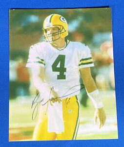 Brett Favre SIGNED 8x10 Photo Green Bay Packers Original Autograph