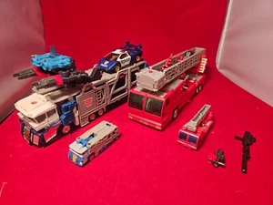 5 Transformers: - Robots in Disguise 2001 Omega Supreme - Precursor Haslab LOT - Picture 1 of 9