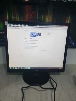 G958 AOC E966Swn 18.5" VGA LED Monitor with Stand (1280 x 1024)  - Image 1 of 4