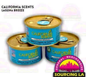 Set of 3 California Scents Air Freshener – Spillproof Organic Can | Long-Lasting - Picture 1 of 2