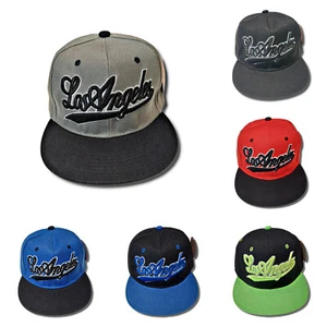 Los Angeles Embroidered Snapback Hats Adjustable One Size Fits All Multicolor - Picture 1 of 9