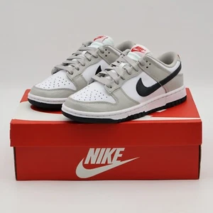 DQ7576-001 Nike WMNS Dunk Low ESS Light Iron Ore Black White Grey Steel Gray - Bild 1 von 10