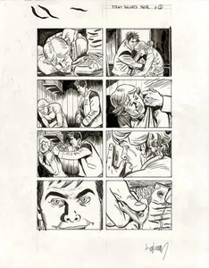 DAVID LAPHAM Stray Bullets Noir p 9 ORIGINALE FUMETTO ARTE - Foto 1 di 1