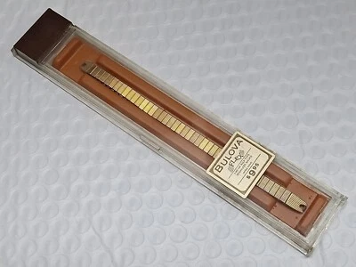 Bulova Flex 1/40 10K RGP Tops Stainless Backs Ladies Watch Band Bracelet Vintage - Image 1 of 4