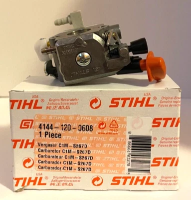 Stihl OEM  Carburetor Zama C1M-S267 FS 56RC 70C 70R 40C 50C 4144-120-0608 - Image 1 of 4