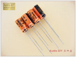 Rubycon old model orange TWL 22uF/25V22uF low leakage Audio capacitor 5x11mm - Picture 1 of 3