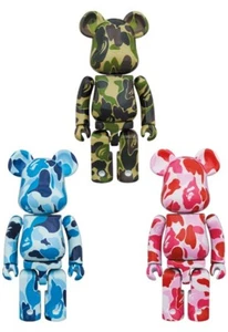 JUGUETE MEDICOM BE@RBRICK × BAPE(R) - Juego de 3 - Imagen 1 de 6