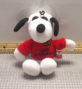PEANUTS Snoopy JOE MISTLETOE Apportieren für Haustiere Plüsch mit Quietscher Ornament - Bild 1 von 7