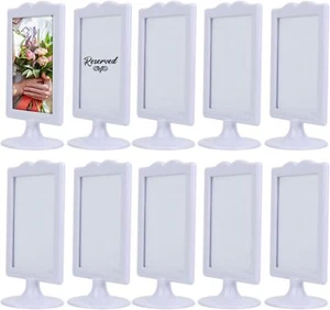 Elegant Double Sided Standing Picture Frames - (4x6 Inch) Pedestal Photo Frame - Picture 1 of 30