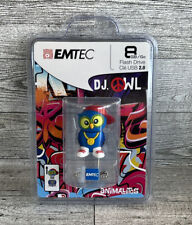Emtec Animalitos DJ Owl 2.0 USB Flash Drive 8GB (ECMMD8GM341) New In Package