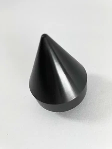 1999-2022 Hayabusa Black Smooth Spike Triple Tree Yoke Stem Nut Center Cap Cover - Bild 1 von 3