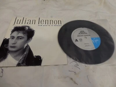 Julian Lennon Now You’re In Heaven Vinyl Record 7” 45 RPM VS1154 Virgin 1989 - image 1 of 4
