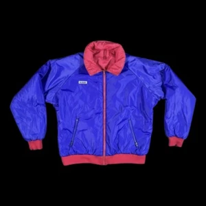 Vtg Columbia Ski Jacket Men’s Size XL Reversible Neon Blue & Red Pink Insulated - Picture 1 of 12