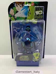 GELONE BIG CHILL BLUE BEN 10 ALIEN FORCE ACTION FIGURE BANDAI NUOVO SIGILLATO - Foto 1 di 9
