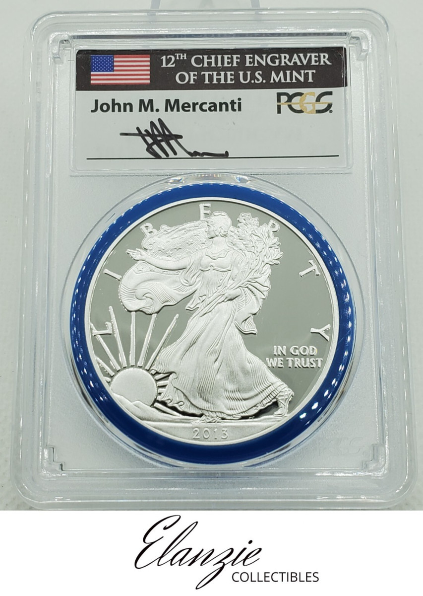 American Eagle PR 70 Graded Proof PCGS Certified Silver American Eagle PR 70 Graded Proof PCGS Certified Silver