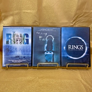 The Ring (2002) The Ring Two (2005) Rings (2017) 3 DVD set Trilogy - Imagen 1 de 12