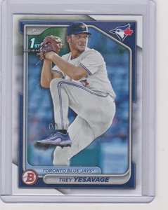 Trey Yesavage Toronto Blue Jays 2024 Bowman Draft 1st Bowman-R/C-NM-MT - Bild 1 von 2