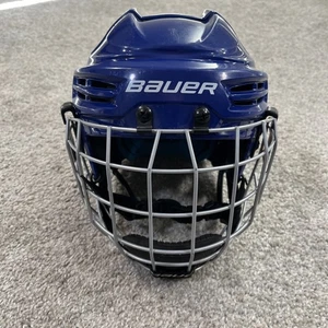 Bauer Prodigy Hockeyhelm Jugend S 6-6 5/8 blau Käfig Combo zertifiziert HECC CSA - Bild 1 von 6