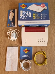 AVM FRITZ!Box 6670 Cable (Wi-Fi 7) WLAN Mesh Kabelrouter - Bild 1 von 1