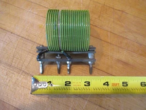 Antena Acoplador Bobina Enchufable Vintage Radioaficionado Tubo Transmisor Amplificador - Imagen 1 de 9
