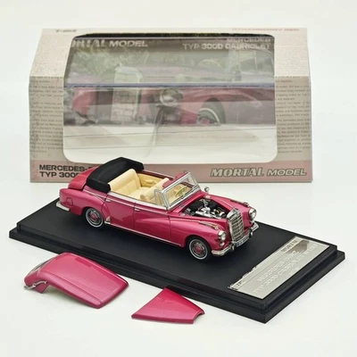 1:64 Mortal Benz 300D Convertible Retro Collection Diecast Toys Car Model Gifts - Image 1 of 4