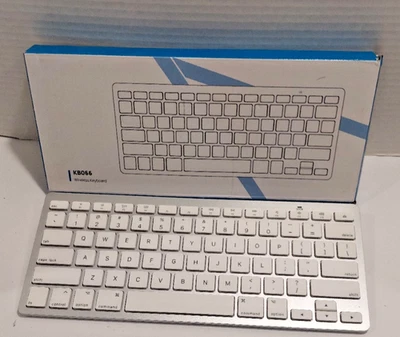 Ultra‑Slim Bluetooth Keyboard – iPad, Android & Windows Compatible - Image 1 of 4