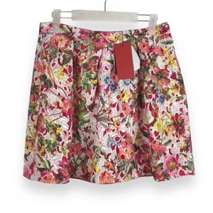 CATIMINI Floral Eyelet A-line Box Pleat Skirt Girl's size 14 NWT - Picture 1 of 5