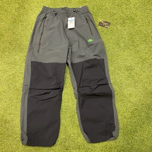 Black Anthracite Green Strike Nike Tech Woven Oversized Pants: M - Picture 1 of 3