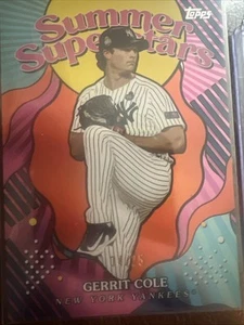2025 Topps Béisbol Serie 2 GERRIT COLE VERANO SUPERESTRELLAS NARANJA #SS-47 #04/25! - Imagen 1 de 3