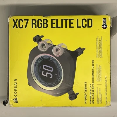 CORSAIR iCUE LINK XC7 RGB ELITE LCD WATER BLOCK  -EXPRESS SHIP- - Image 1 of 4