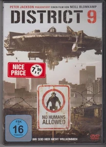 DVD DISTRICT 9 (DVD) Sharlto Copley Jason Cope Neill Blomkamp (UK IMPORT) - Picture 1 of 2
