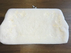 Vintage Elegant Fully Beaded Evening Bag Excellent Condition Made In Japan - Picture 1 of 14