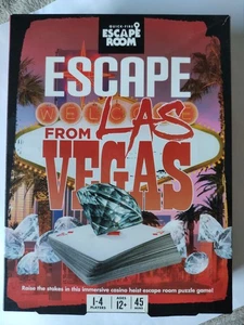 ESCAPE ROOM - Escape From Las Vegas. Quick Fire Game 1-4 Player Age 12+ Complete - Picture 1 of 4
