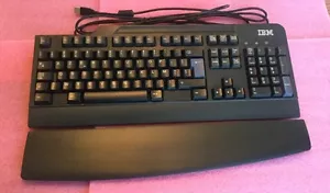 IBM Full Width Quiet Touch Keyboard USB Belgian/French 120 Mfr P/N 10N9427 - Picture 1 of 7