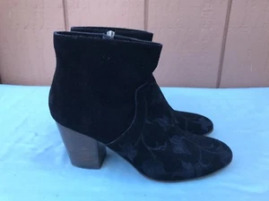 EUC! $358 Anthropologie Huma Blanco 38 US 7.5 Embroidered Prudence Ankle Boot AX - Picture 1 of 10