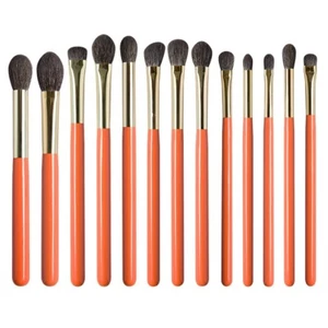 13PCS Blue Squirrel Goat Hair Eye Brushes Kit Hand Crafted Makeup Brushes Set - Picture 1 of 9