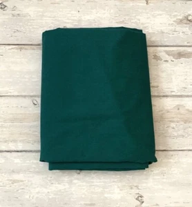 Emerald Green Flat Sheet Double Size Full Queen Bedding Sheets Wamsutta Brand - Picture 1 of 3