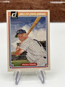 1983 Donruss Baseball Mickey Mantle Hall of Fame Heroes #7 New York Yankees - Picture 1 of 2